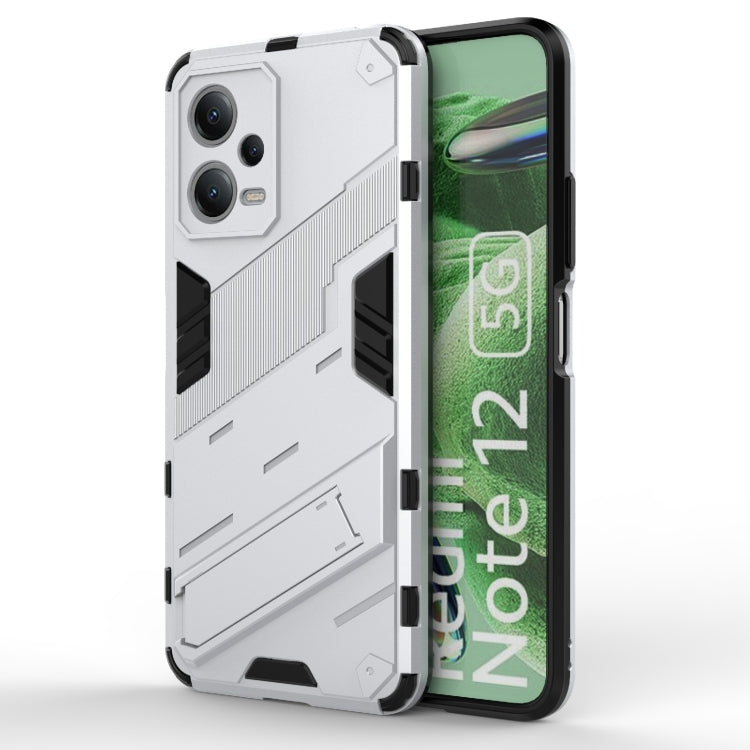 Punk Armor 2 in 1 PC + custodia per telefono in TPU con supporto invisibile, For vivo iQOO Neo7, For Xiaomi Redmi Note 12 China / Note 12 5G India, For Xiaomi Redmi Note 12 Pro 5G China / Note 12 Pro 5G Speed