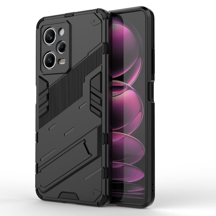 Punk Armor 2 in 1 PC + custodia per telefono in TPU con supporto invisibile, For vivo iQOO Neo7, For Xiaomi Redmi Note 12 China / Note 12 5G India, For Xiaomi Redmi Note 12 Pro 5G China / Note 12 Pro 5G Speed