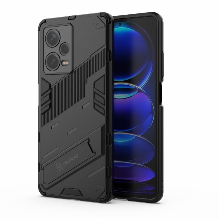 Punk Armor 2 in 1 PC + custodia per telefono in TPU con supporto invisibile, For Xiaomi Redmi Note 12 Pro+ China