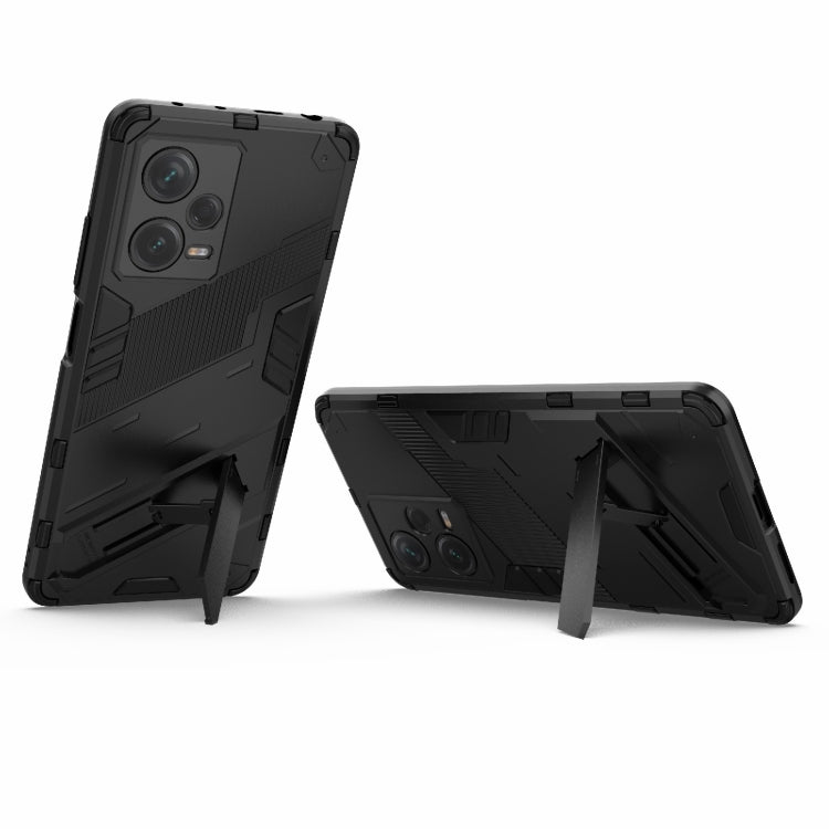 Punk Armor 2 in 1 PC + custodia per telefono in TPU con supporto invisibile, For Xiaomi Redmi Note 12 Pro+ China