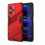 Punk Armor 2 in 1 PC + custodia per telefono in TPU con supporto invisibile, For Xiaomi Redmi Note 12 Pro+ China