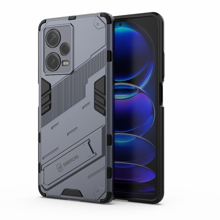 Punk Armor 2 in 1 PC + custodia per telefono in TPU con supporto invisibile, For Xiaomi Redmi Note 12 Pro+ China