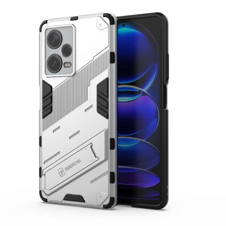 Punk Armor 2 in 1 PC + custodia per telefono in TPU con supporto invisibile, For Xiaomi Redmi Note 12 Pro+ China