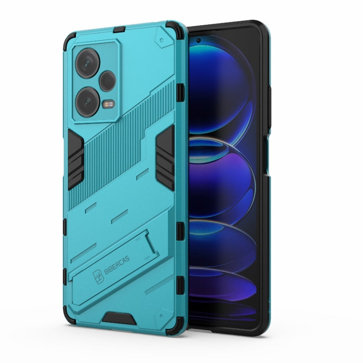 Punk Armor 2 in 1 PC + custodia per telefono in TPU con supporto invisibile, For Xiaomi Redmi Note 12 Pro+ China