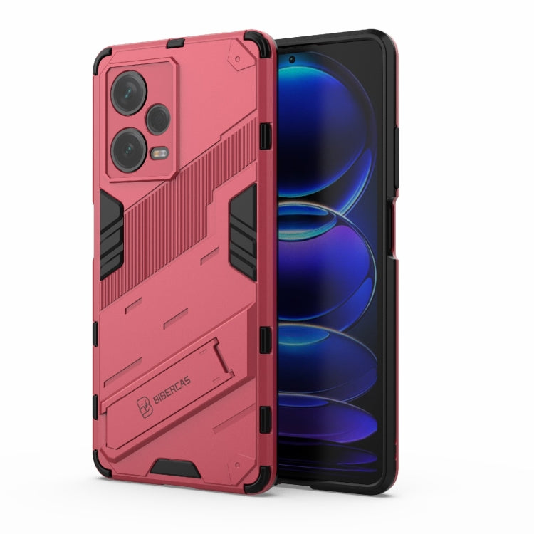 Punk Armor 2 in 1 PC + custodia per telefono in TPU con supporto invisibile, For Xiaomi Redmi Note 12 Pro+ China
