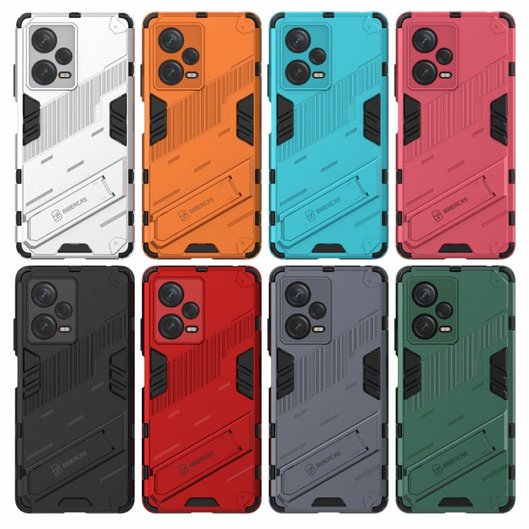 Punk Armor 2 in 1 PC + custodia per telefono in TPU con supporto invisibile, For Xiaomi Redmi Note 12 Pro+ China