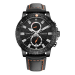 Orologio da uomo in vera pelle al quarzo luminoso multifunzionale Ochstin 6045A