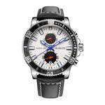 Orologio da uomo in vera pelle al quarzo luminoso multifunzionale Ochstin 6045A