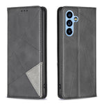 Custodia per telefono in pelle magnetica invisibile prismatica, For Samsung Galaxy A54 5G