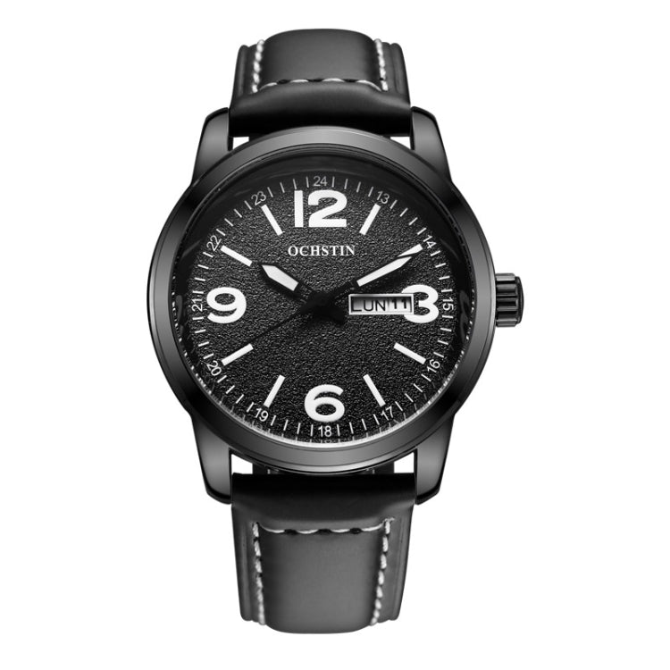 Orologio da uomo in pelle al quarzo stile business Ochstin 6047B
