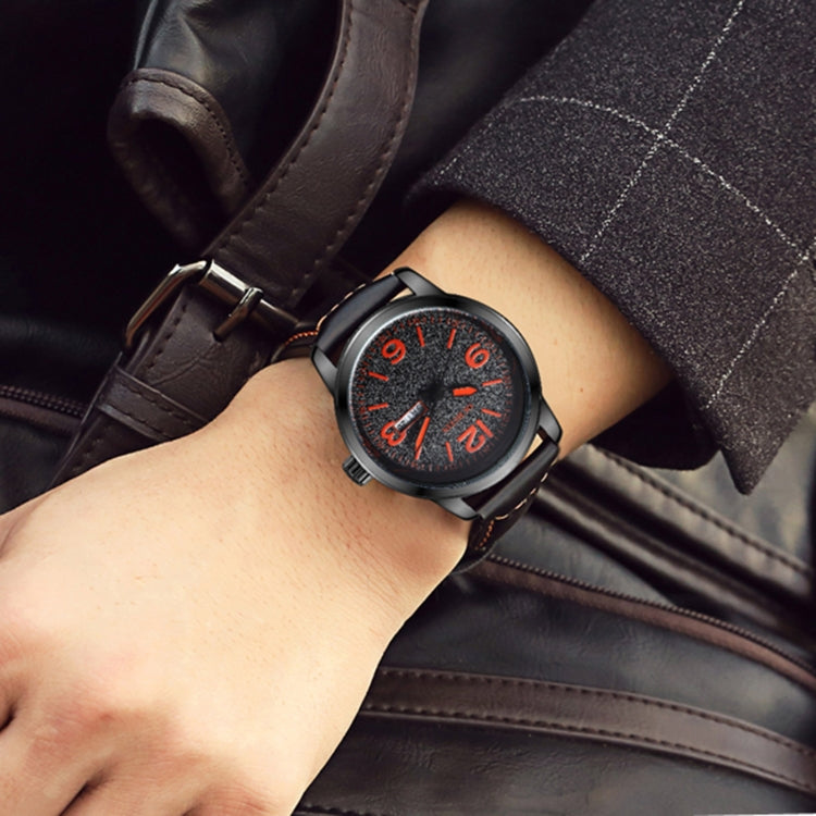 Orologio da uomo in pelle al quarzo stile business Ochstin 6047B