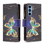 Custodia per telefono in pelle con cerniera con motivo a disegno colorato, For Samsung Galaxy A54 5G