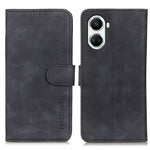KHAZNEH Custodia per cellulare in pelle con vibrazione orizzontale a trama retrò, For Huawei Nova 10 SE