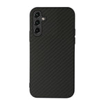 Custodia per telefono in PU con trama in fibra di carbonio con foro preciso, For Samsung Galaxy A14 5G, For Samsung Galaxy S23+ 5G, For Samsung Galaxy S23 Ultra 5G