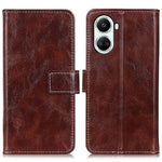 Custodia per cellulare in pelle a vibrazione orizzontale con struttura retrò Crazy Horse, For Huawei Nova 10 SE
