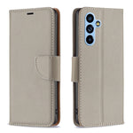 Custodia per telefono in pelle di colore puro con texture Litchi, For Samsung Galaxy A54 5G