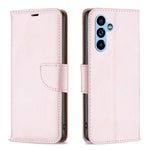 Custodia per telefono in pelle di colore puro con texture Litchi, For Samsung Galaxy A54 5G