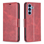 Custodia per telefono in pelle con trama in pelle di agnello, For Samsung Galaxy A54 5G