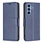 Custodia per telefono in pelle con trama in pelle di agnello, For Samsung Galaxy A54 5G