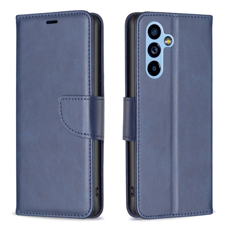 Custodia per telefono in pelle con trama in pelle di agnello, For Samsung Galaxy A54 5G