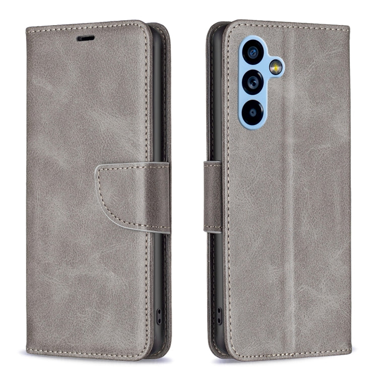 Custodia per telefono in pelle con trama in pelle di agnello, For Samsung Galaxy A54 5G