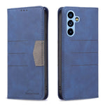 BF10 Custodia per telefono in pelle con vibrazione magnetica a blocchi di colore, For Samsung Galaxy A54 5G