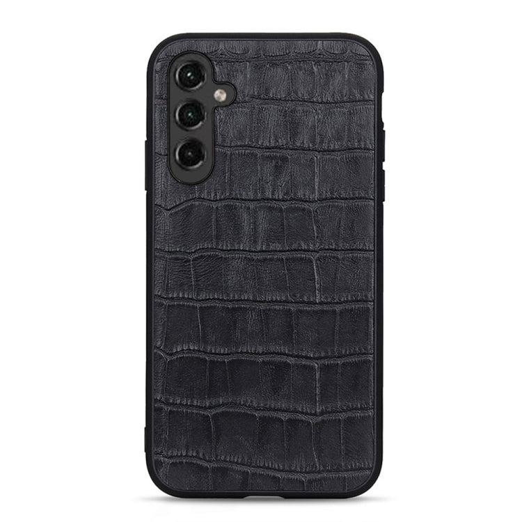 Custodia per telefono in vera pelle con trama di coccodrillo, For Samsung Galaxy A14 5G, For Samsung Galaxy S23+ 5G, For Samsung Galaxy S23 Ultra 5G