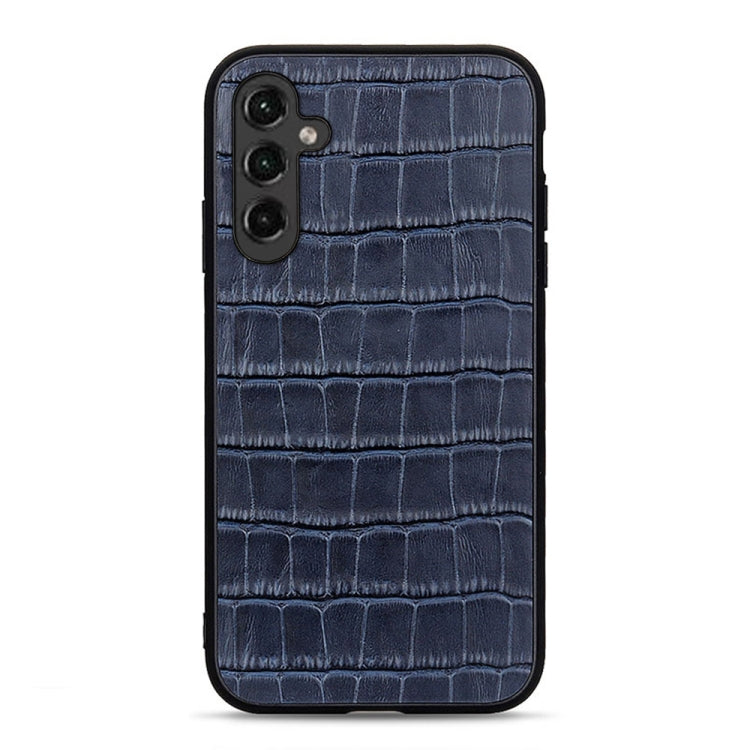 Custodia per telefono in vera pelle con trama di coccodrillo, For Samsung Galaxy A14 5G, For Samsung Galaxy S23+ 5G, For Samsung Galaxy S23 Ultra 5G