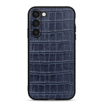 Custodia per telefono in vera pelle con trama di coccodrillo, For Samsung Galaxy A14 5G, For Samsung Galaxy S23+ 5G, For Samsung Galaxy S23 Ultra 5G