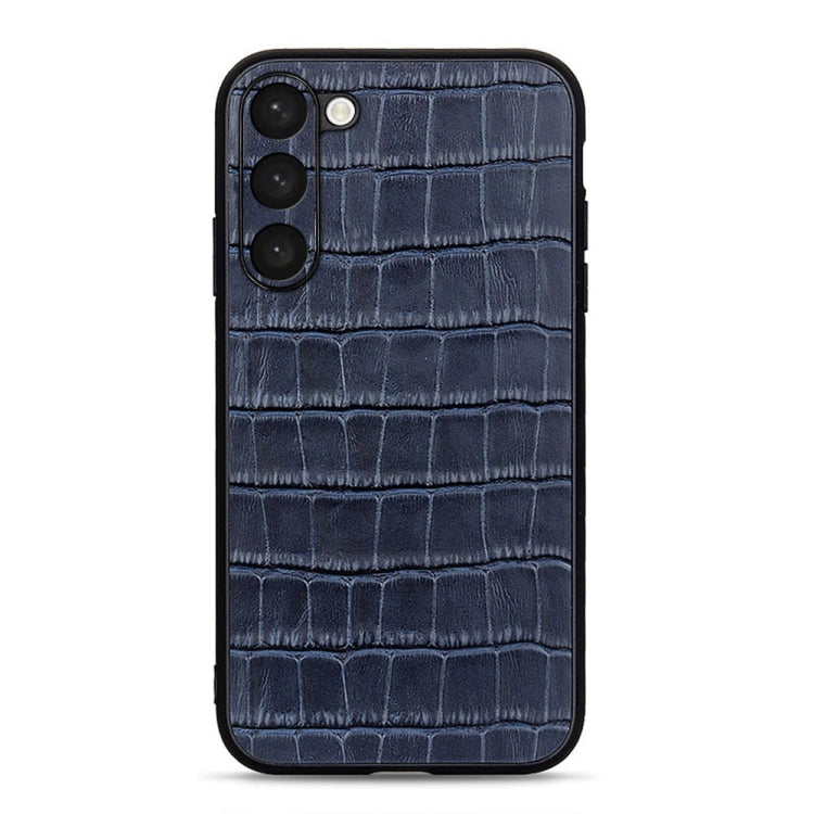 Custodia per telefono in vera pelle con trama di coccodrillo, For Samsung Galaxy A14 5G, For Samsung Galaxy S23+ 5G, For Samsung Galaxy S23 Ultra 5G