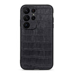 Custodia per telefono in vera pelle con trama di coccodrillo, For Samsung Galaxy A14 5G, For Samsung Galaxy S23+ 5G, For Samsung Galaxy S23 Ultra 5G
