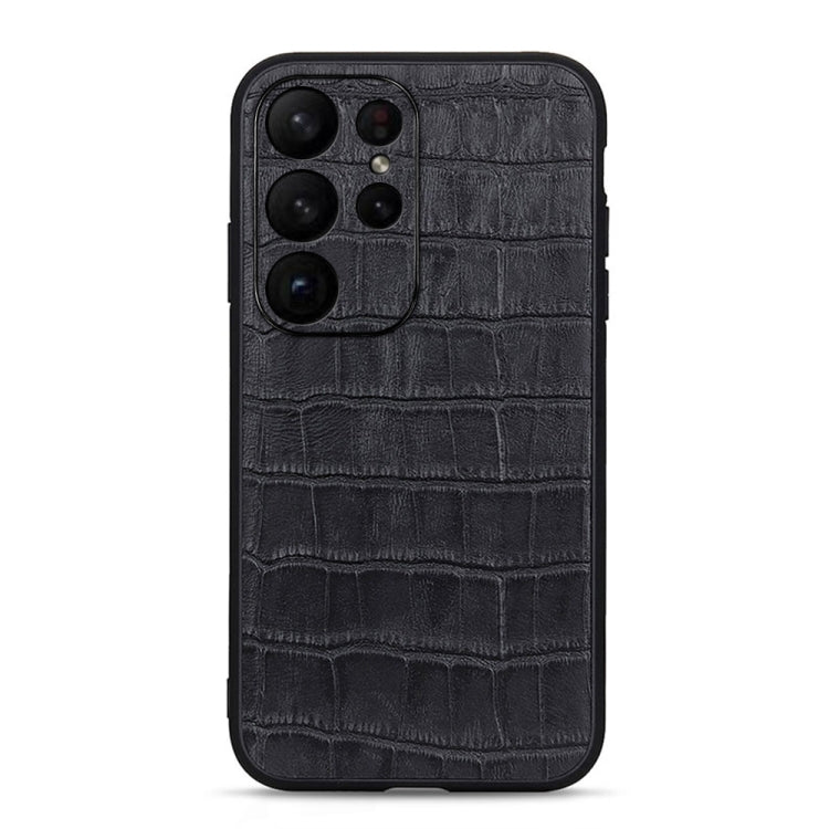Custodia per telefono in vera pelle con trama di coccodrillo, For Samsung Galaxy A14 5G, For Samsung Galaxy S23+ 5G, For Samsung Galaxy S23 Ultra 5G
