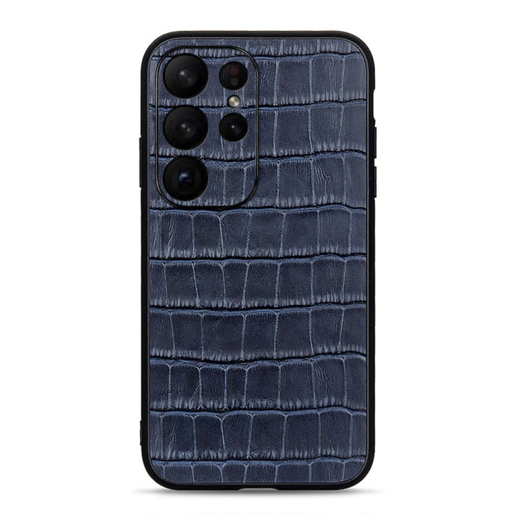 Custodia per telefono in vera pelle con trama di coccodrillo, For Samsung Galaxy A14 5G, For Samsung Galaxy S23+ 5G, For Samsung Galaxy S23 Ultra 5G
