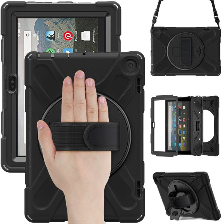 Custodia per tablet protettiva per tutto il corpo in silicone morbido per PC rigido, For Amazon Fire HD 8 2022