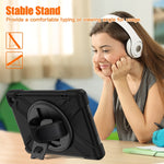 Custodia per tablet protettiva per tutto il corpo in silicone morbido per PC rigido, For Amazon Fire HD 8 2022