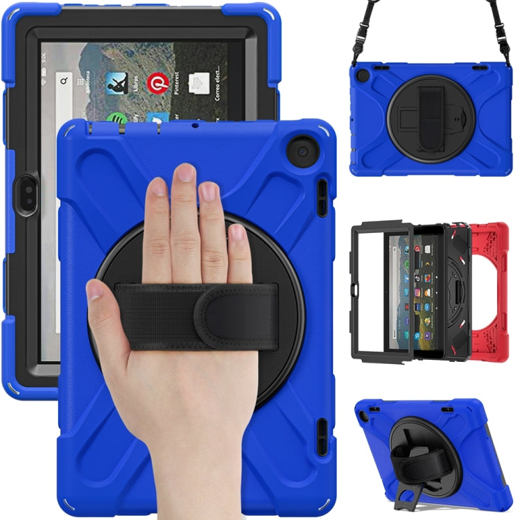 Custodia per tablet protettiva per tutto il corpo in silicone morbido per PC rigido, For Amazon Fire HD 8 2022