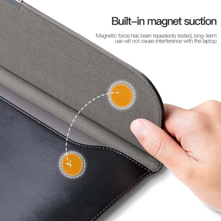 Custodia in pelle ultrasottile per laptop 13-16 pollici