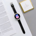 Cinturino scanalato in vera pelle, For Samsung Galaxy Watch5 40mm / 44mm