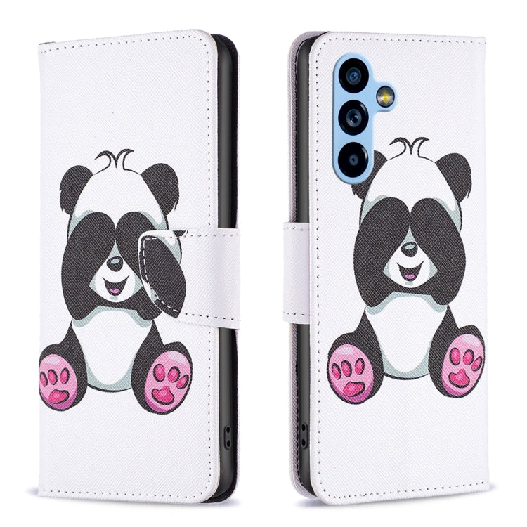 Custodia per telefono in pelle con motivo a disegno colorato, For Samsung Galaxy A54 5G