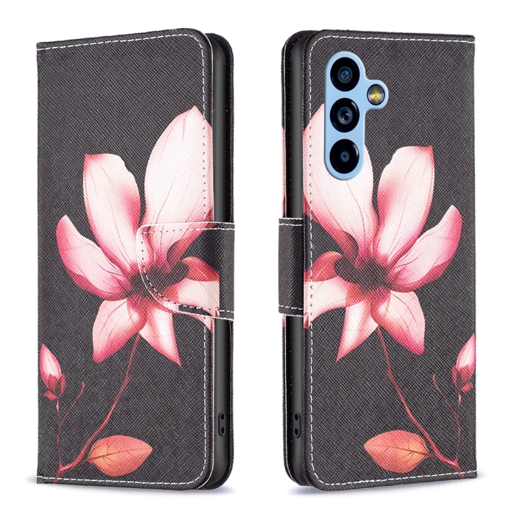 Custodia per telefono in pelle con motivo a disegno colorato, For Samsung Galaxy A54 5G