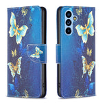 Custodia per telefono in pelle con motivo a disegno colorato, For Samsung Galaxy A54 5G