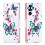 Custodia per telefono in pelle con motivo a disegno colorato, For Samsung Galaxy A54 5G