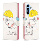 Custodia per telefono in pelle con motivo a disegno colorato, For Samsung Galaxy A54 5G