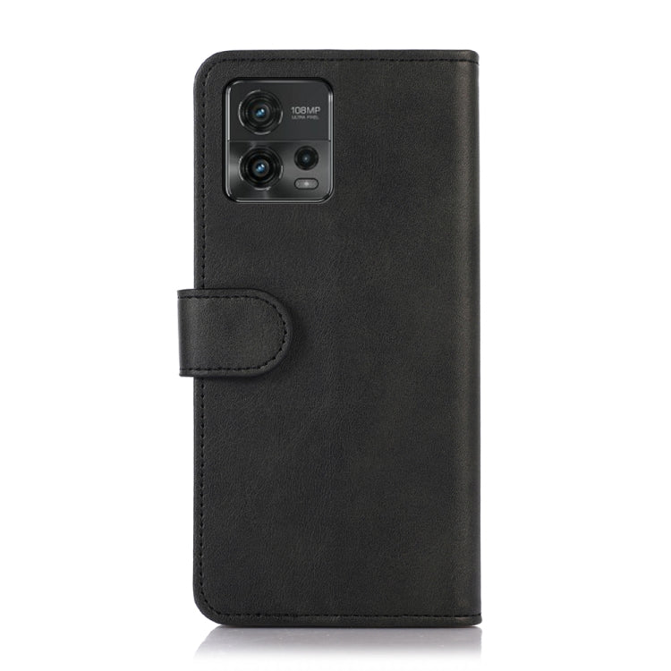Custodia per telefono in pelle Flip Texture mucca, For Motorola Moto G72