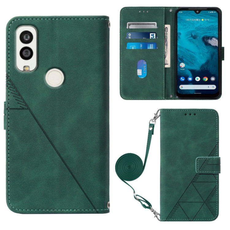Custodia per cellulare in pelle con flip in rilievo 3D a tracolla, For Infinix Smart 6 Plus X6823, For Kyocera Android One S9, For Kyocera Qua Phone QX KYV42, For Motorola Moto E22 4G / E22i 4G