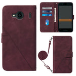 Custodia per cellulare in pelle con flip in rilievo 3D a tracolla, For Infinix Smart 6 Plus X6823, For Kyocera Android One S9, For Kyocera Qua Phone QX KYV42, For Motorola Moto E22 4G / E22i 4G