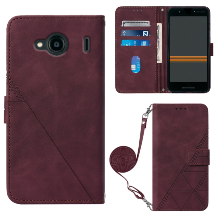 Custodia per cellulare in pelle con flip in rilievo 3D a tracolla, For Infinix Smart 6 Plus X6823, For Kyocera Android One S9, For Kyocera Qua Phone QX KYV42, For Motorola Moto E22 4G / E22i 4G