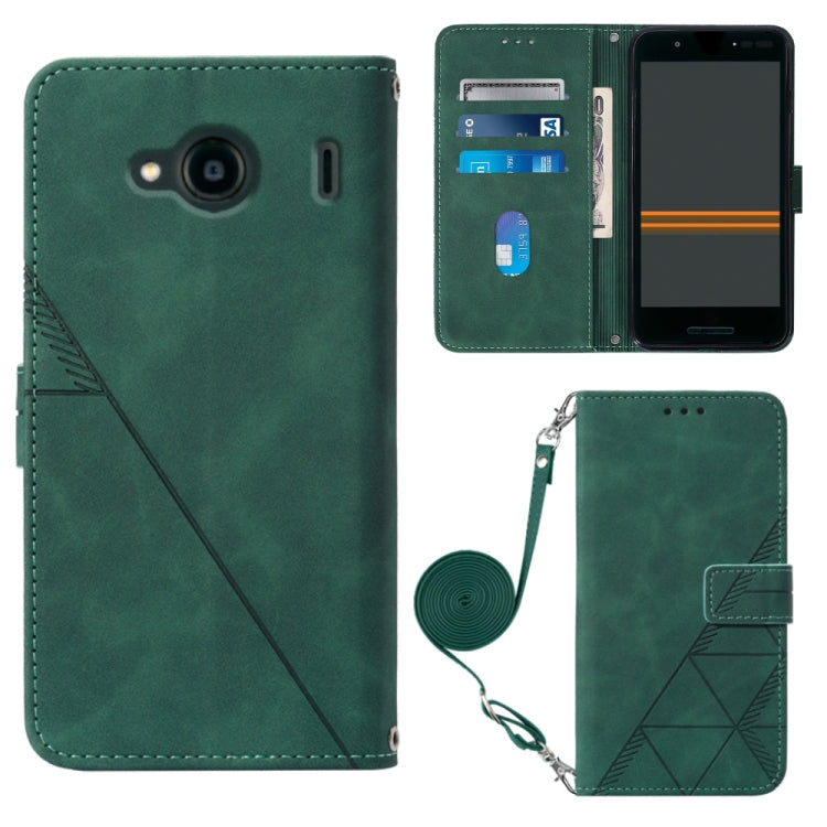 Custodia per cellulare in pelle con flip in rilievo 3D a tracolla, For Infinix Smart 6 Plus X6823, For Kyocera Android One S9, For Kyocera Qua Phone QX KYV42, For Motorola Moto E22 4G / E22i 4G