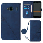 Custodia per cellulare in pelle con flip in rilievo 3D a tracolla, For Infinix Smart 6 Plus X6823, For Kyocera Android One S9, For Kyocera Qua Phone QX KYV42, For Motorola Moto E22 4G / E22i 4G