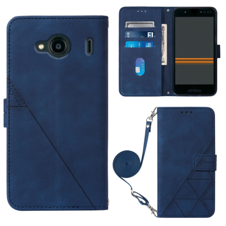 Custodia per cellulare in pelle con flip in rilievo 3D a tracolla, For Infinix Smart 6 Plus X6823, For Kyocera Android One S9, For Kyocera Qua Phone QX KYV42, For Motorola Moto E22 4G / E22i 4G